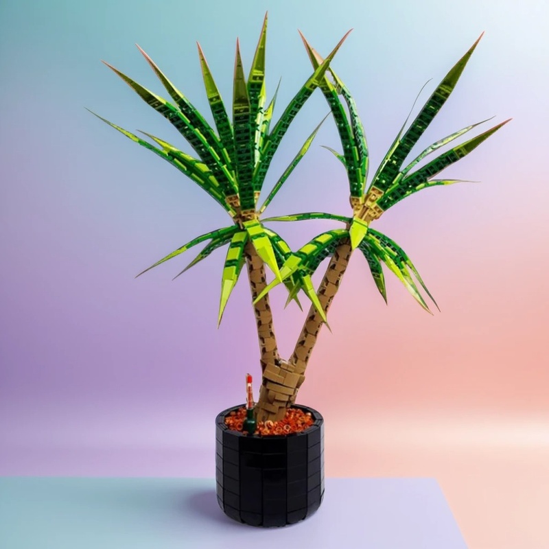 Dracaena Marginata - 1961 деталь MOC: Средневековый замок, модель