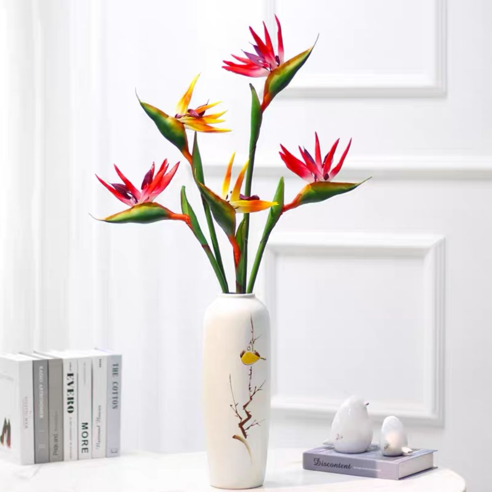 Bird Paradise Strelitzia - Искусственные цветы стрелиции с длинными стеблями,
