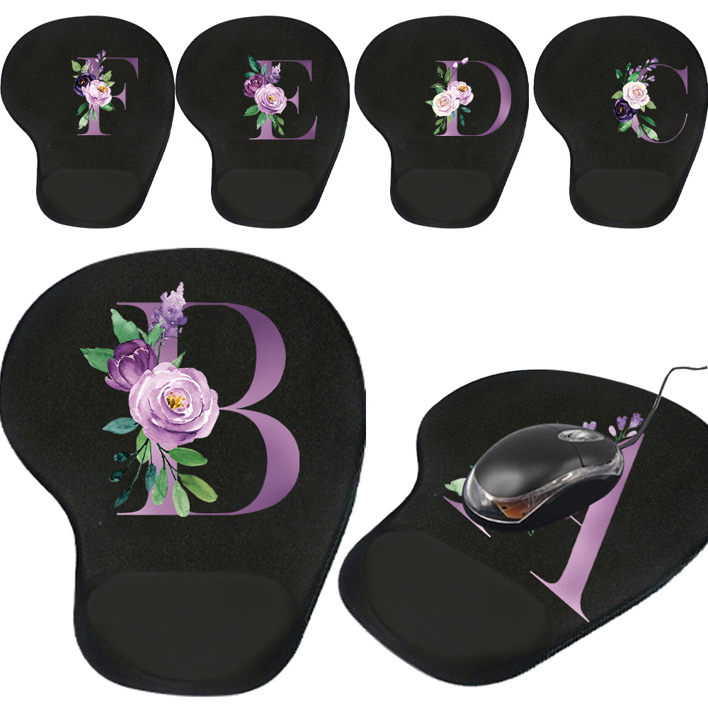 Tradescantia Purple - Защитный коврик для мыши на запястье,