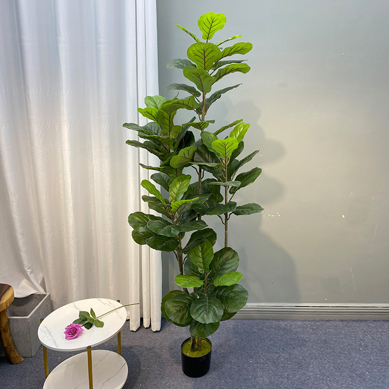 Ficus Lyrata Tree - Большие фигуры, искусственное дерево, пластиковые листья