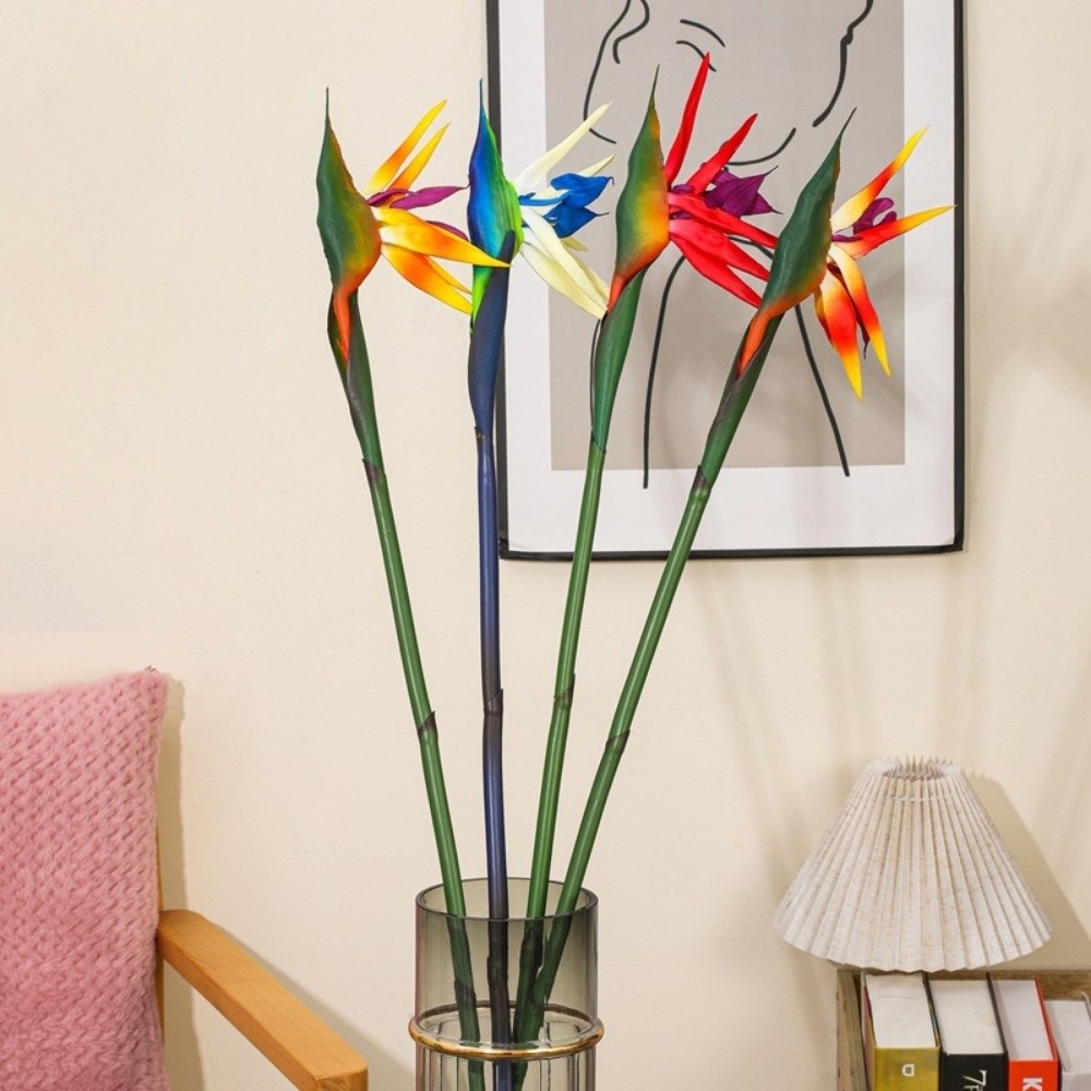 Bird Paradise Strelitzia - Искусственные цветы стрелиции на длинном стебле