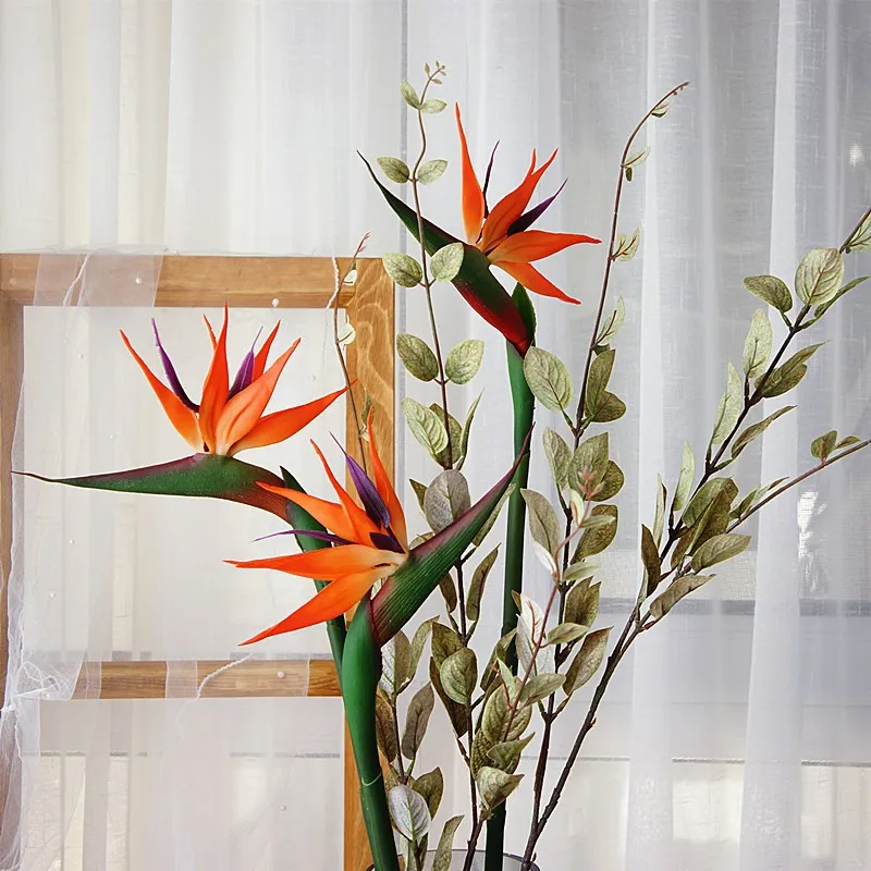 Bird Paradise Strelitzia - Искусственные цветы, натуральные на ощупь, райская