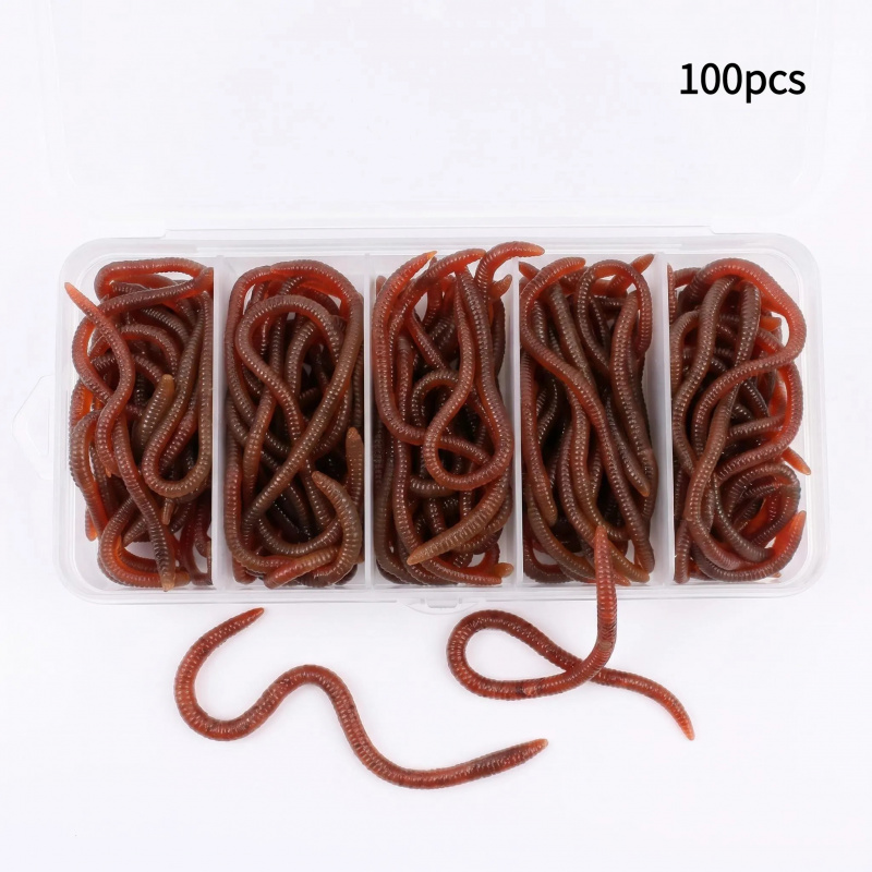 Aglaonema Red - 100 шт. мягких приманок для ловли