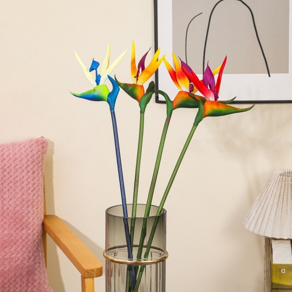 Новые искусственные цветы стре – обзор и цена Bird Paradise Strelitzia