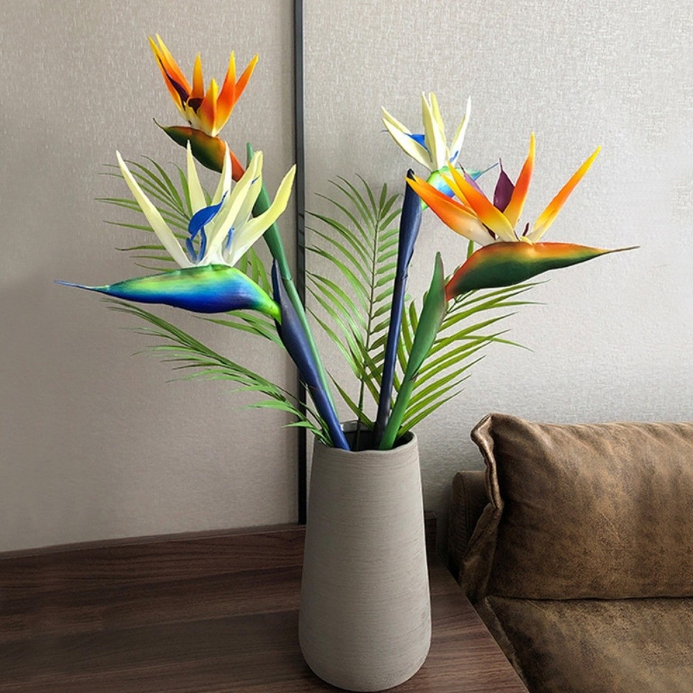 Новые искусственные цветы стре – обзор и цена Bird Paradise Strelitzia
