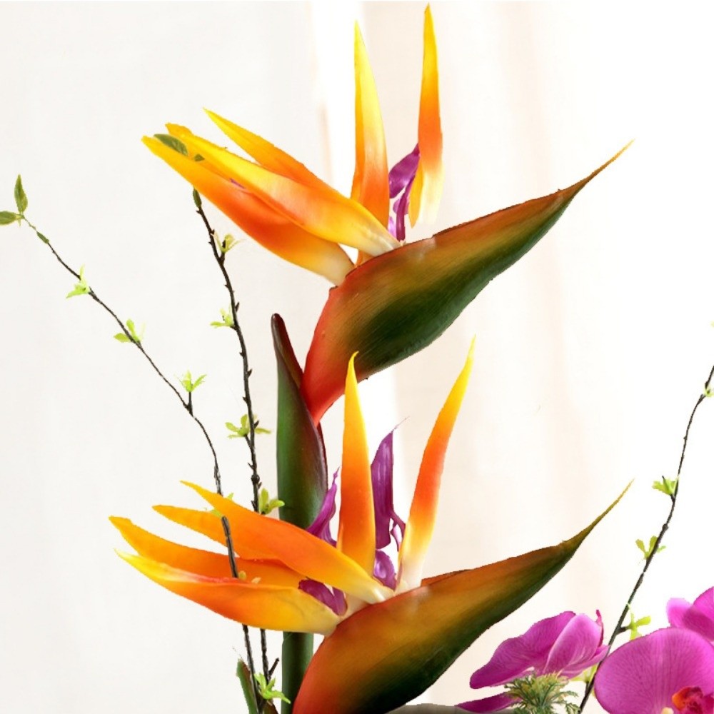 Новые искусственные цветы стре – обзор и цена Bird Paradise Strelitzia