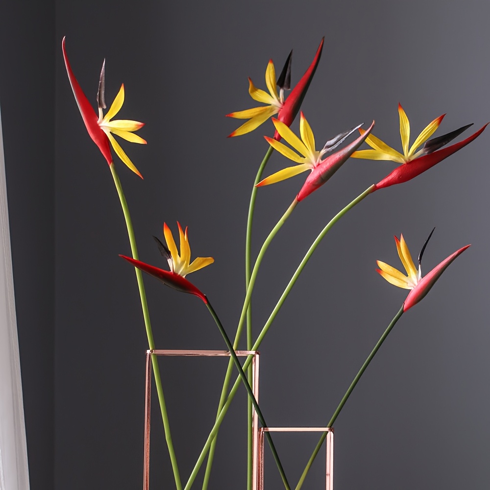 Искусственные цветы Райская пт – обзор и цена Bird Paradise Strelitzia