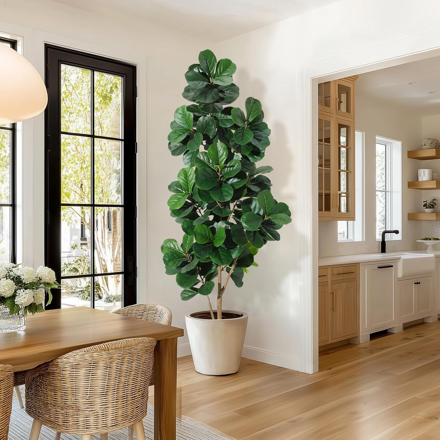 4-7 футов Fiddle Leaf Fig Tree – обзор и цена Ficus Lyrata Tree