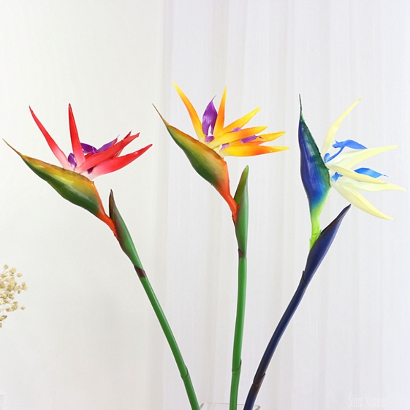 Искусственная силиконовая стел – обзор и цена Bird Paradise Strelitzia