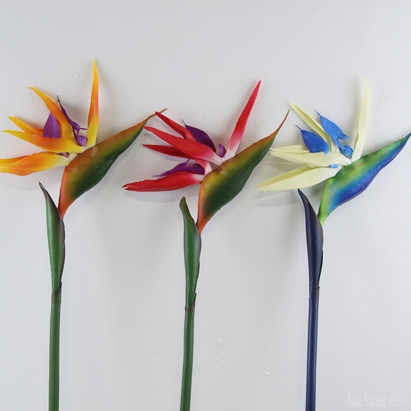 Искусственная силиконовая стел – обзор и цена Bird Paradise Strelitzia