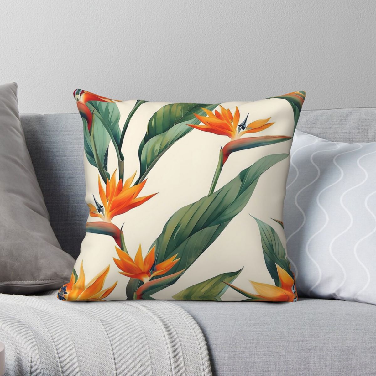 Квадратная наволочка Bird Of P – обзор и цена Bird Paradise Strelitzia