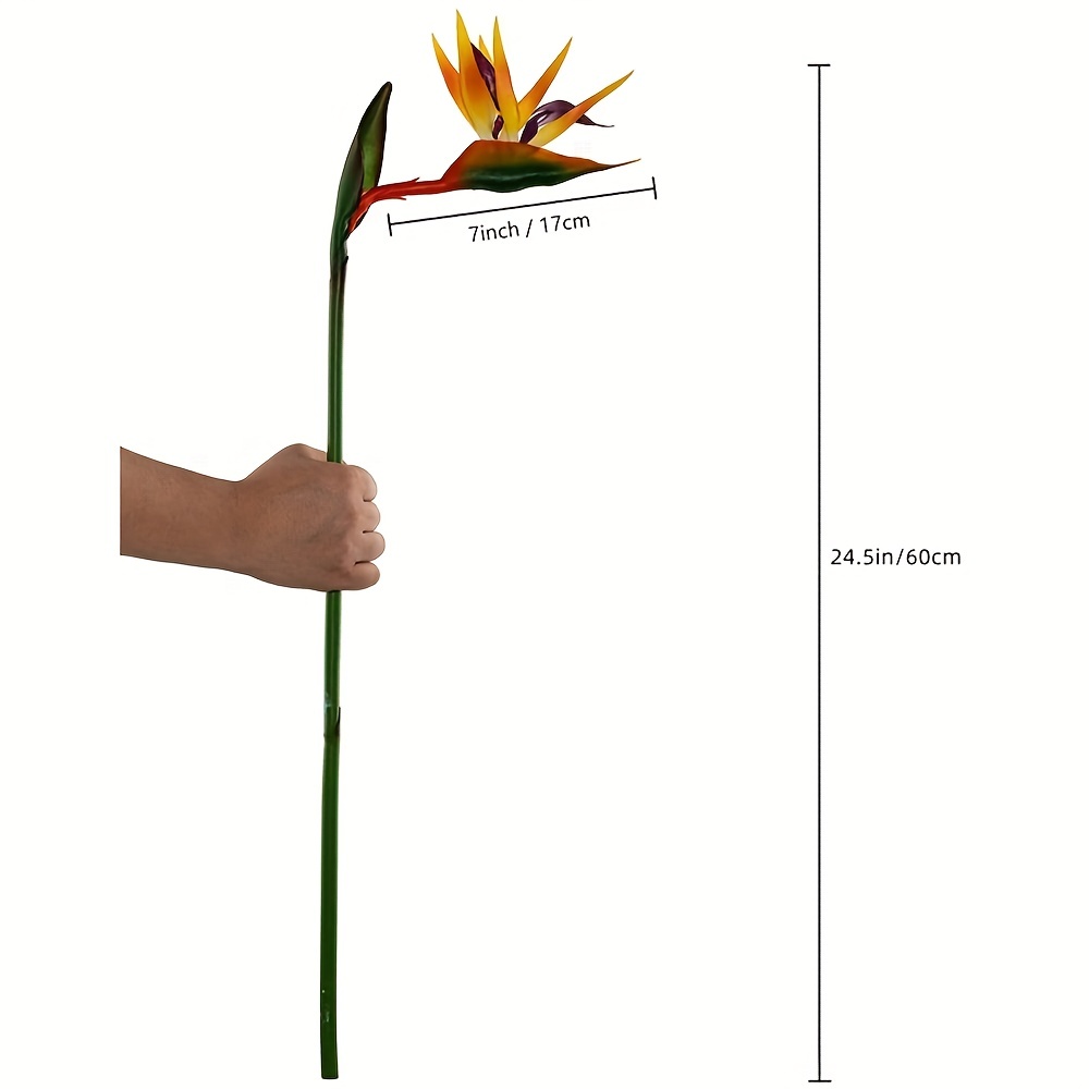 Искусственная птица рая, 3 шт. – обзор и цена Bird Paradise Strelitzia