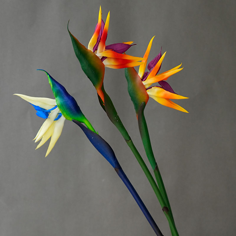 Искусственные цветы стрелиции  – обзор и цена Bird Paradise Strelitzia