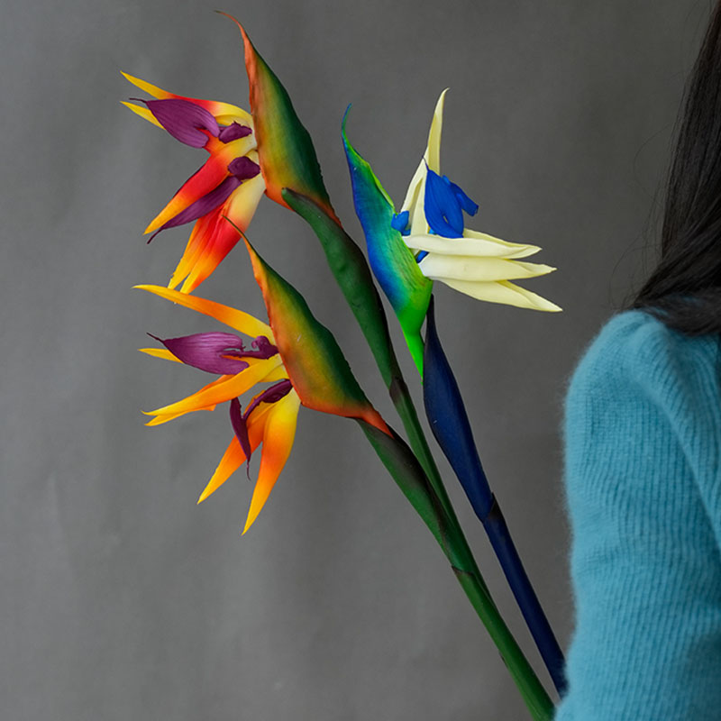 Искусственные цветы стрелиции  – обзор и цена Bird Paradise Strelitzia