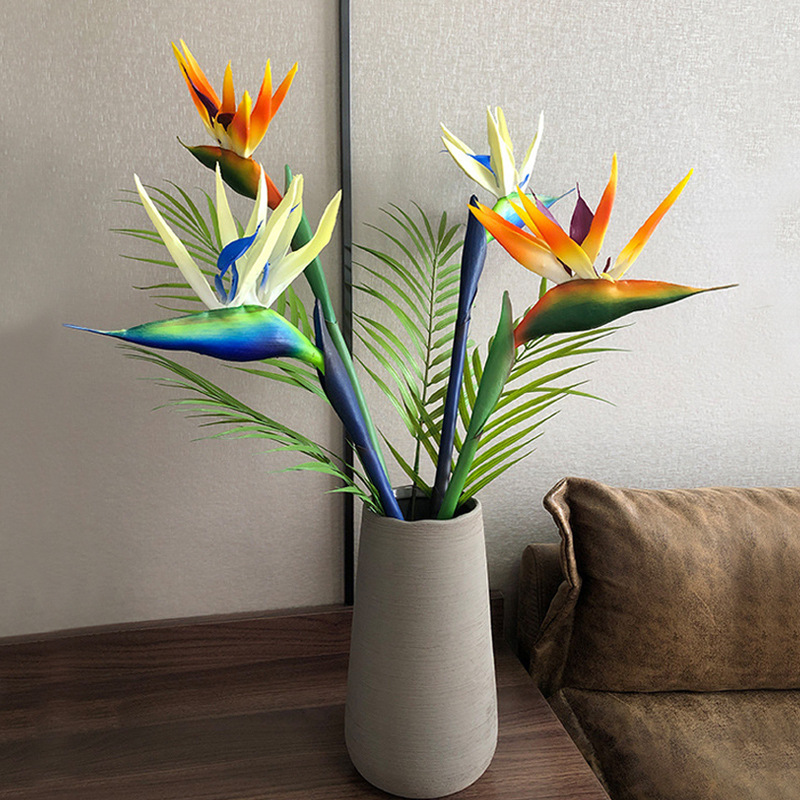 3 шт. искусственных цветов стр – обзор и цена Bird Paradise Strelitzia